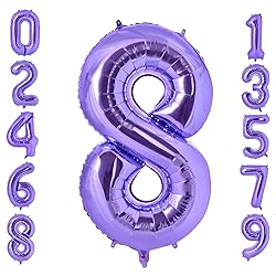 Vonokee 40 Inch Giant Number Balloons 0-9, Jumbo