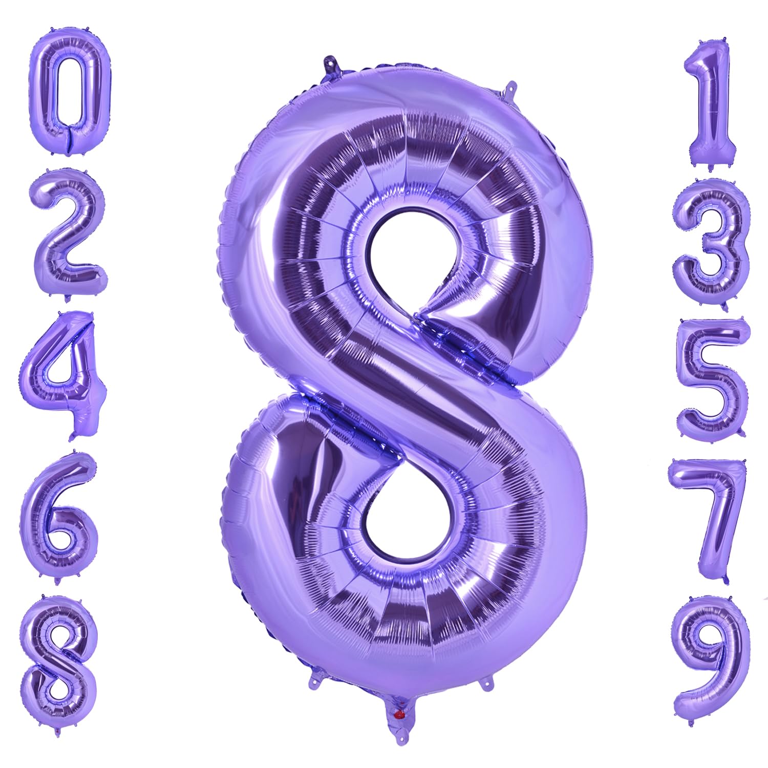 Vonokee 40 Inch Giant Number Balloons 0-9, Jumbo