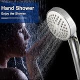 Ibergrif M20217 Shower Head Universal Handheld Chrome 83mm Diameter view 4
