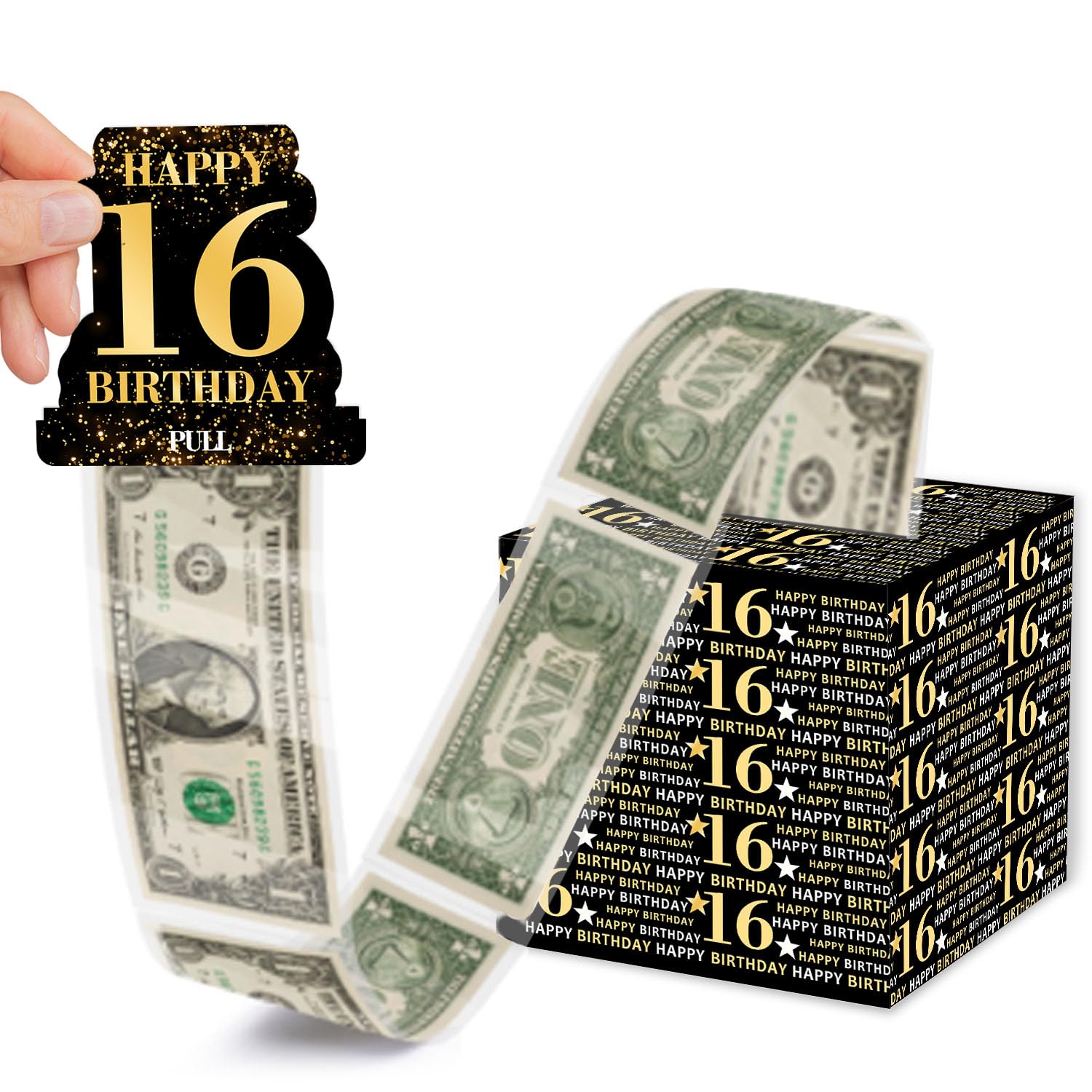SHLINCO 16th Birthday Party Gift - Black & Gold