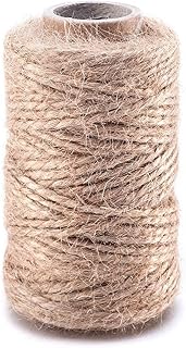 SFS Fabrik 40, 100 u. 250m Juteschnur Garten Kordel Bastelschnur Dekoration Jute Schnur für DIY Kunstgewerbe Gartenschnur Deko (40)