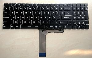 EJTONG New for MSI MS-1782 MS-1785 MS-1795 MS-1792 MS-1791 MS-1793 MS-16L1 MS-16K2 MS-16L2 MS-16JB MS-16J5 MS-16H2 MS-16J9 Series Laptop US Keyboard no Backlit