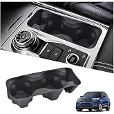 JJMY Cup Holder Inserts for Ford Explorer 2020-2024 Accessories | Non-Slip Silicone Center Console Protector Organizer to Prevent Spills &amp; Scratches, Easy to Clean