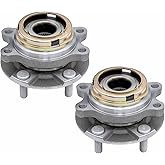 Vurkcy Front Left/Right Wheel Bearing Hubs Assembly Compatible with Nissan Altima 2007-2012 (2.5L 4-Cylinder Models Only), 5 Lugs w/ABS, Pair Hubs, Replaces 513294