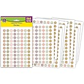 Teacher Created Resources Terrazzo Tones Circles Mini Stickers Valu-Pak (TCR7213)