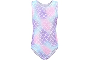 Happy Cherry Girls Gymnastics Leotard Sleeveless Long Sleeve Dance Clothing Biketard Unitard Fitness Outfit 4-14 Years