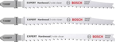 Bosch Expert Hardwood 2-Side Clean Jigsaw Blade Set T308BF BFP 117 mm