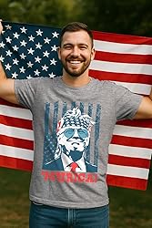 Tstars 'Murica American Flag Trump Shirt