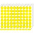 1400 PCS Dot Stickers Yellow 1 Inch Round Color Coding Labels Polka Circle Dot Label Sticker for Office,Classroom,Papers Etc
