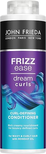John Frieda Dream Curls Conditioner 500ml Anti-Frizz for Curly Hair