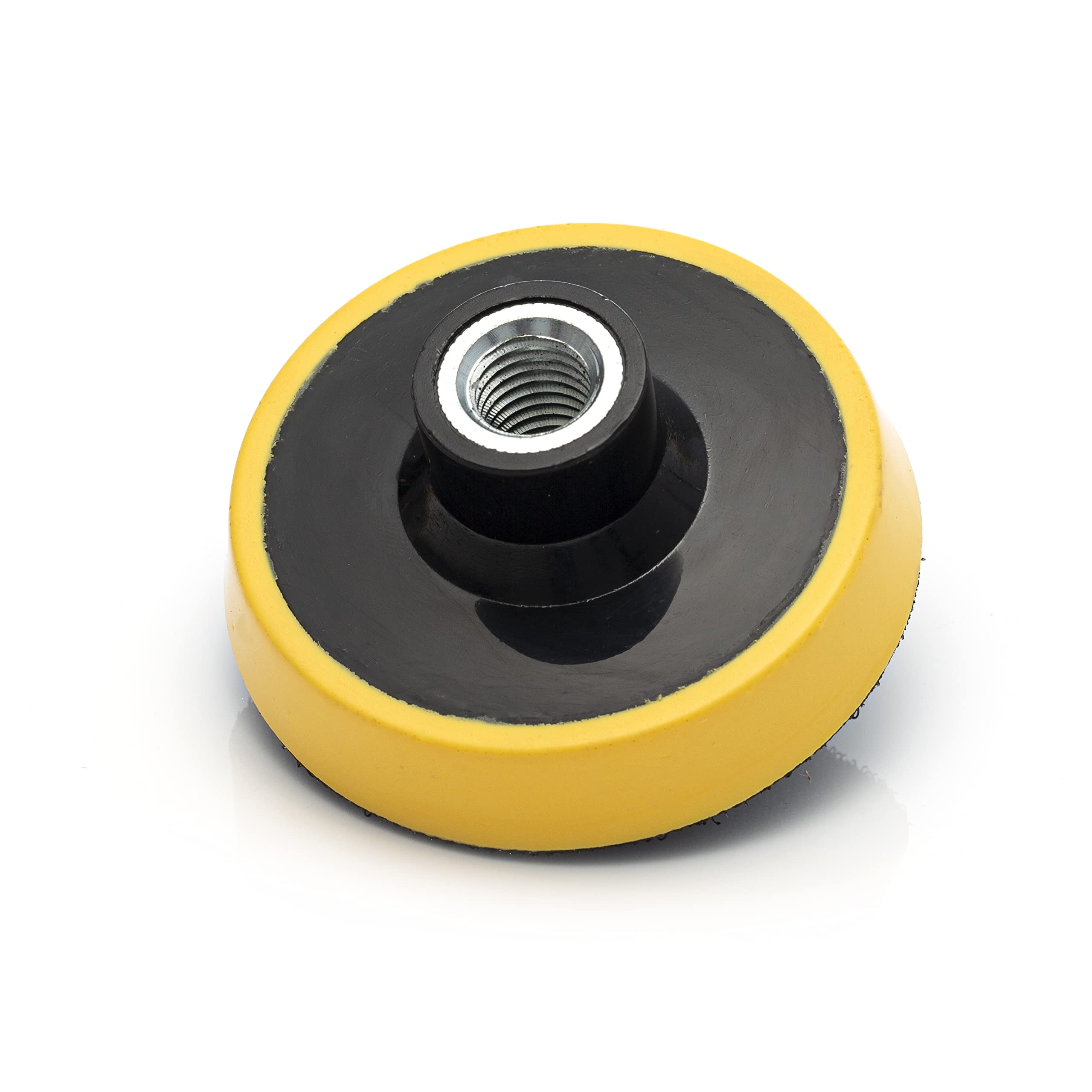 Glass Polish 3 inch (75mm) Premium Rotary Backing Pad with M14 Thread and Hook and Loop Grip for Use with Rotary Polisher - GP12615