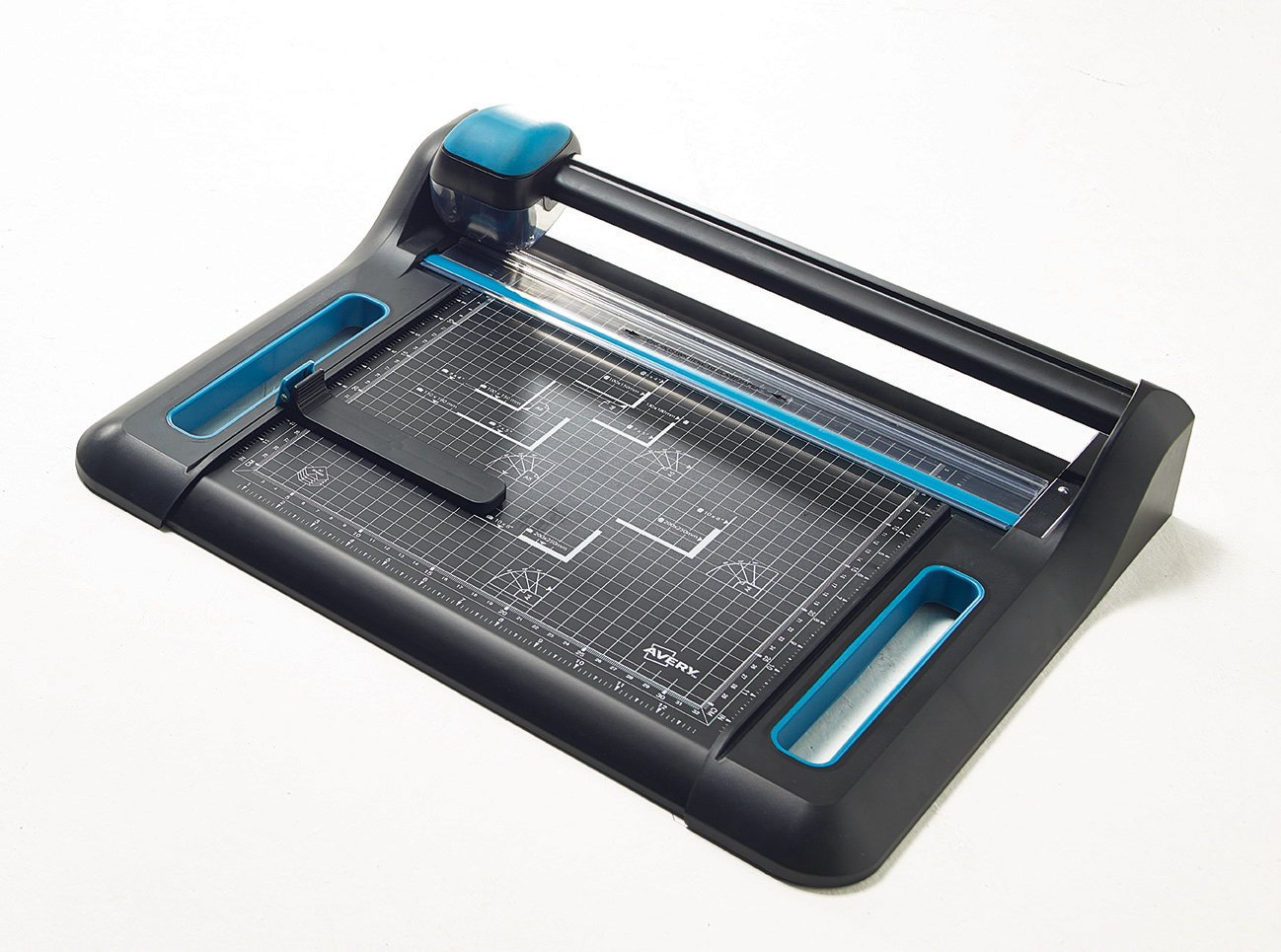 Avery A4 P340 Precision Trimmer Paper Cutter, Black and Teal