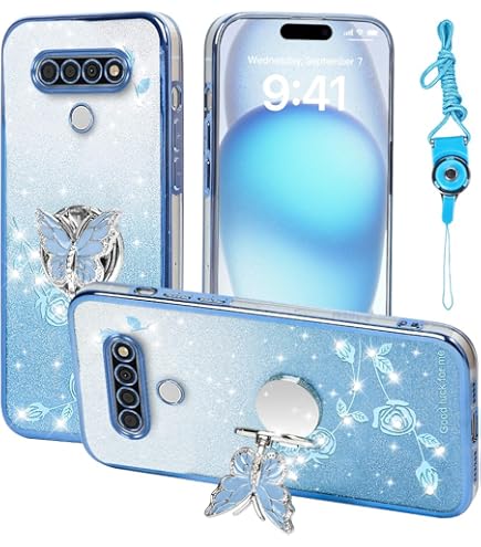 MATEPROX Custodia Brillantini Compatibile Con IPhone 13 PRO Cover Scintillante Cristallo Glitter - Foto 6