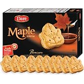 Dare Maple Leaf Cr&egrave;me Cookies &ndash; Classic Canadian Cookie Made with Real Maple Syrup, Peanut Free &ndash; 10.6 Ounces