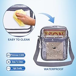 USPECLARE Clear Purse Stadium Clear Messenger Bag