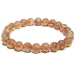 Sunstone Crystal Bead Bracelet – Healing Crystal