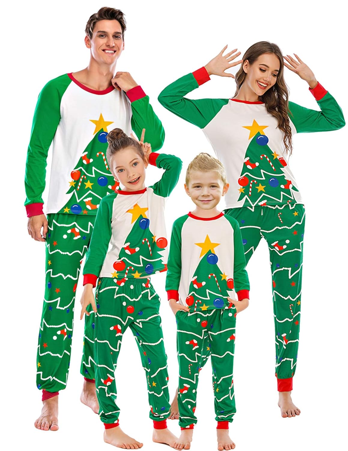 Buy Matching Family Christmas Pajamas Set Soft Cotton Clothes Plus Size