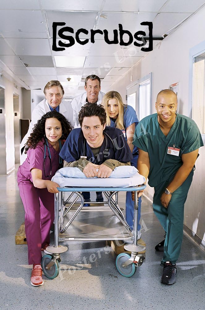 Amazon.com: PremiumPrints - Scrubs TV Series Show Poster - XTVS277