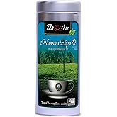 Tea4U Nuwara Eliya Orange Pekoe Loose Leaf Black Tea - Ceylon Tea from Sri Lanka with Aromatic Flavor & Freshly Packed Metal Canister (125 grams)
