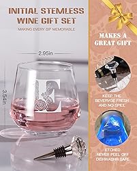 Personalized Wine Glass for Women – Custom Etched