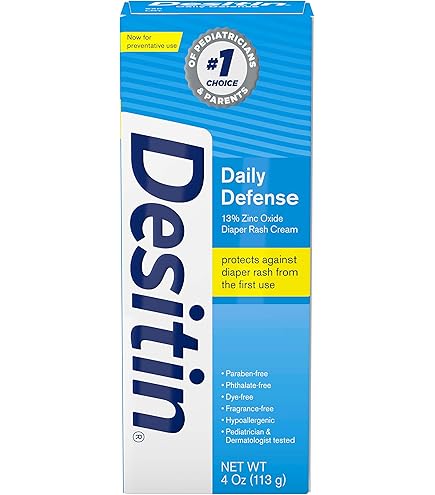Amazon.com: DESITIN Rapid Relief Zinc Oxide Diaper Rash Cream 4 oz