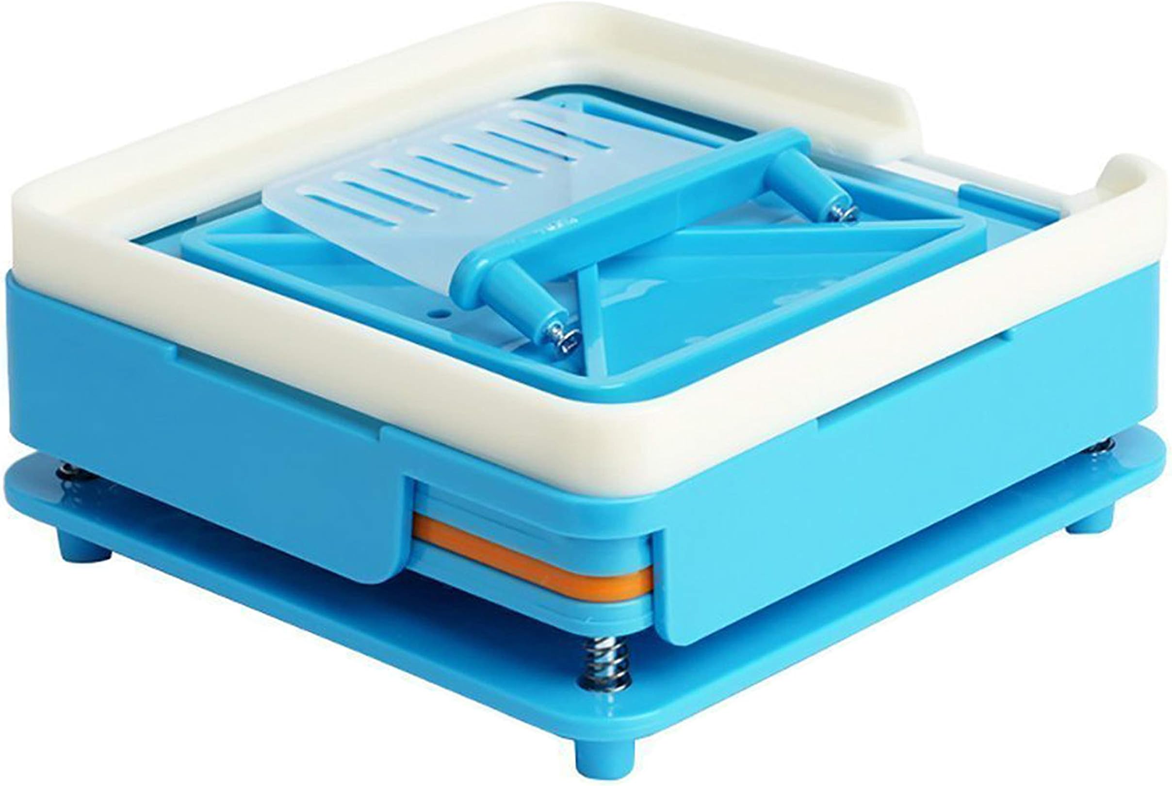 Pill Holder Size 00, 100 Holes, Pill Filling Machine, Capsule Holder with Tamper for Size #00, Holding Tray with Bonus Powder Block