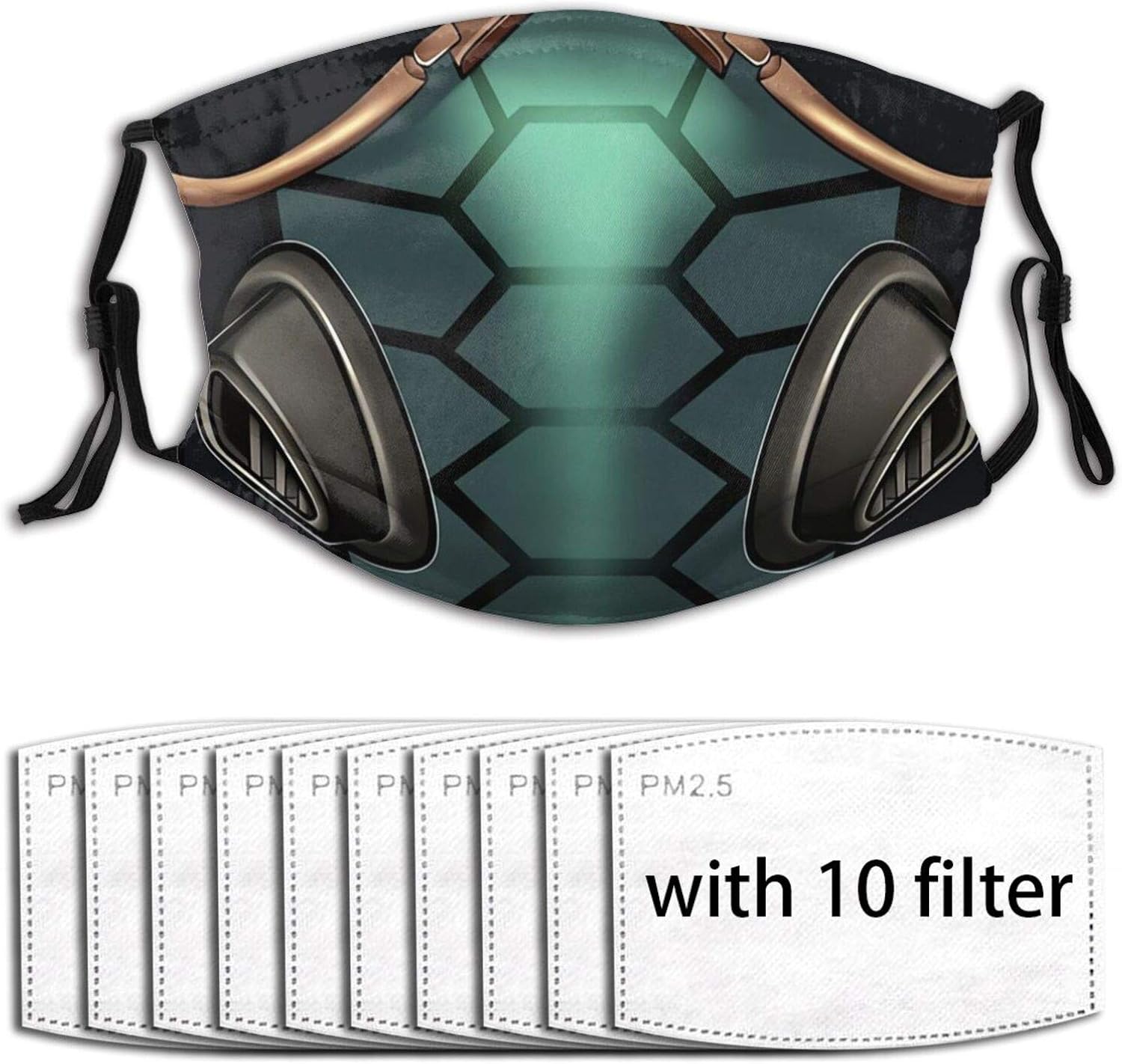 Masks Viper Valorant Face With Multiple Filter Reusable Protective Adjustable Anti Dust Shield At Amazon Men S Clothing Store