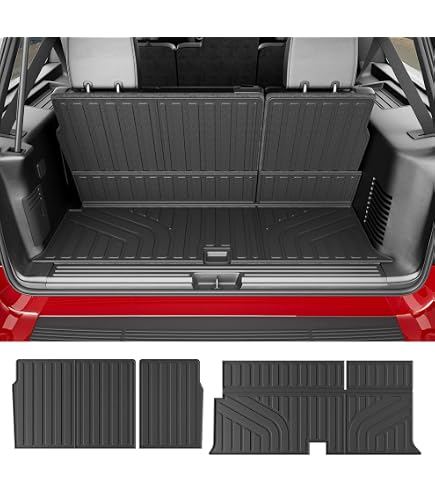 Husky Liners Weatherbeater Floor Mats - 2nd Row, 1-Piece Black For 2007-2017 Ford Expedition & Lincoln Navigator