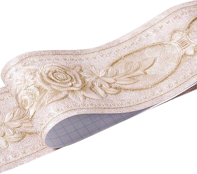 Selbstklebende Bord re Wandtattoo 3D PVC Rosenmuster Sch len Und Stock 