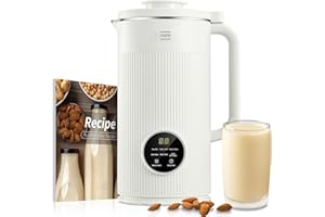 Nut Milk Maker Machine, FOHERE 35oz(1000ml) Automatic Soy Machine, for Plant-Based Milk, Soy, Oat, Almond, Coconut, Juice, Ba