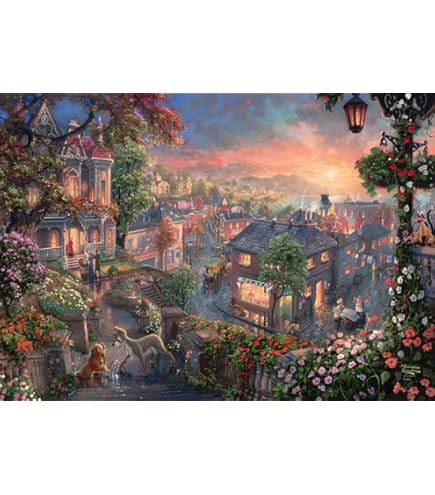 ♥DK♥ Schmidt Spiele Thomas Kinkade 59926, Disney, Beauty and