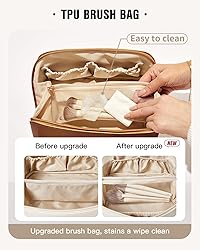 EACHY Travel Makeup Bag, Large Capacity Cosmetic