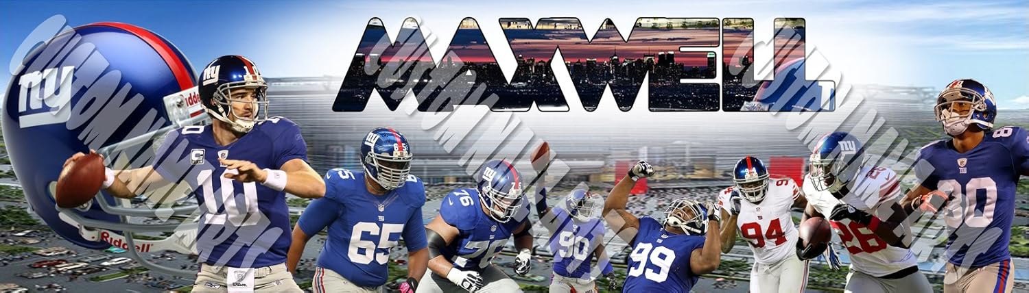 Amazon Com Personalized New York Ny Giants Nfl Banner Birthday