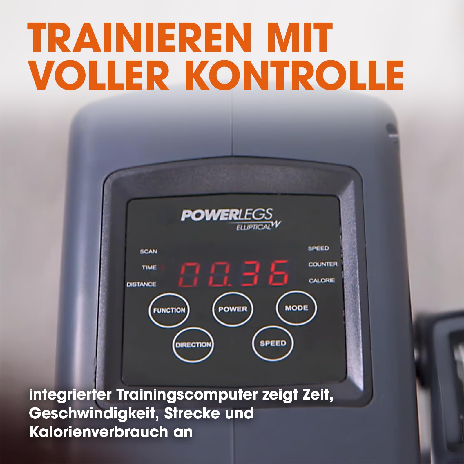 Vibro Legs Elliptical - motorisierter Heimtrainer & Beintrainer für Zuhause - Pedaltrainer für Bewegung im Sitzen - fördert Durchblutung & Fitness - leises Trainingsgerät - Ellipsentrainer elektrisch 6