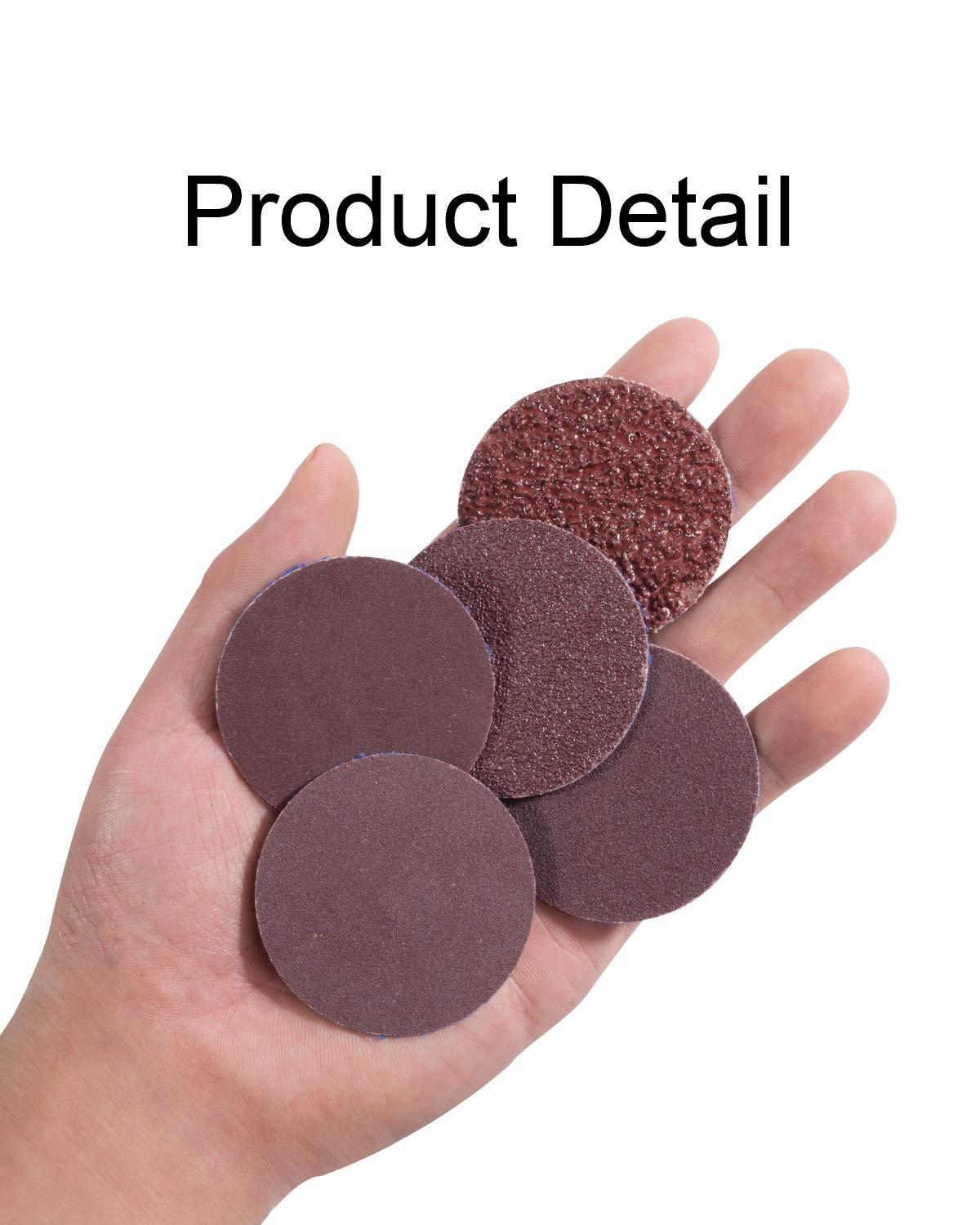 S SATC Sanding Discs Set 50 PCS Die Grinder 2 Inch Roloc Disc 36 Grit