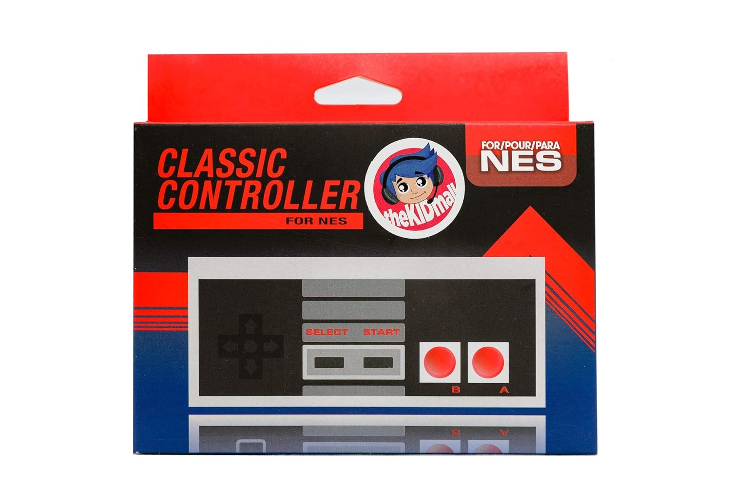 NES Mini Classic Edition Accessory Bundle from TheKidMall - 1 Controller, 1 Power Supply, 2 Long 6ft Extension Cables (NES System Sold Separately): Video Games