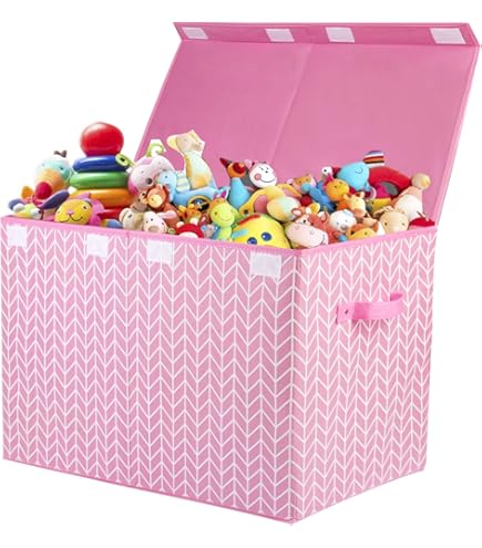 Large Canvas Storage Basket With Cat Design - Waterproof Laundry Hamper & Toy Organizer For Kids' Rooms