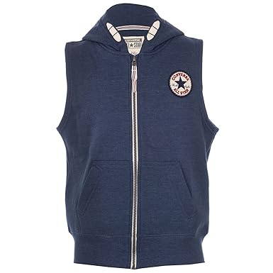 felpa senza maniche converse