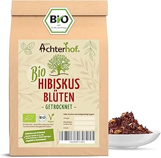 Bio Hibiskusblüten Tee (500g) ganz getrocknet Hibiskusblütentee hibiscus flowers organic