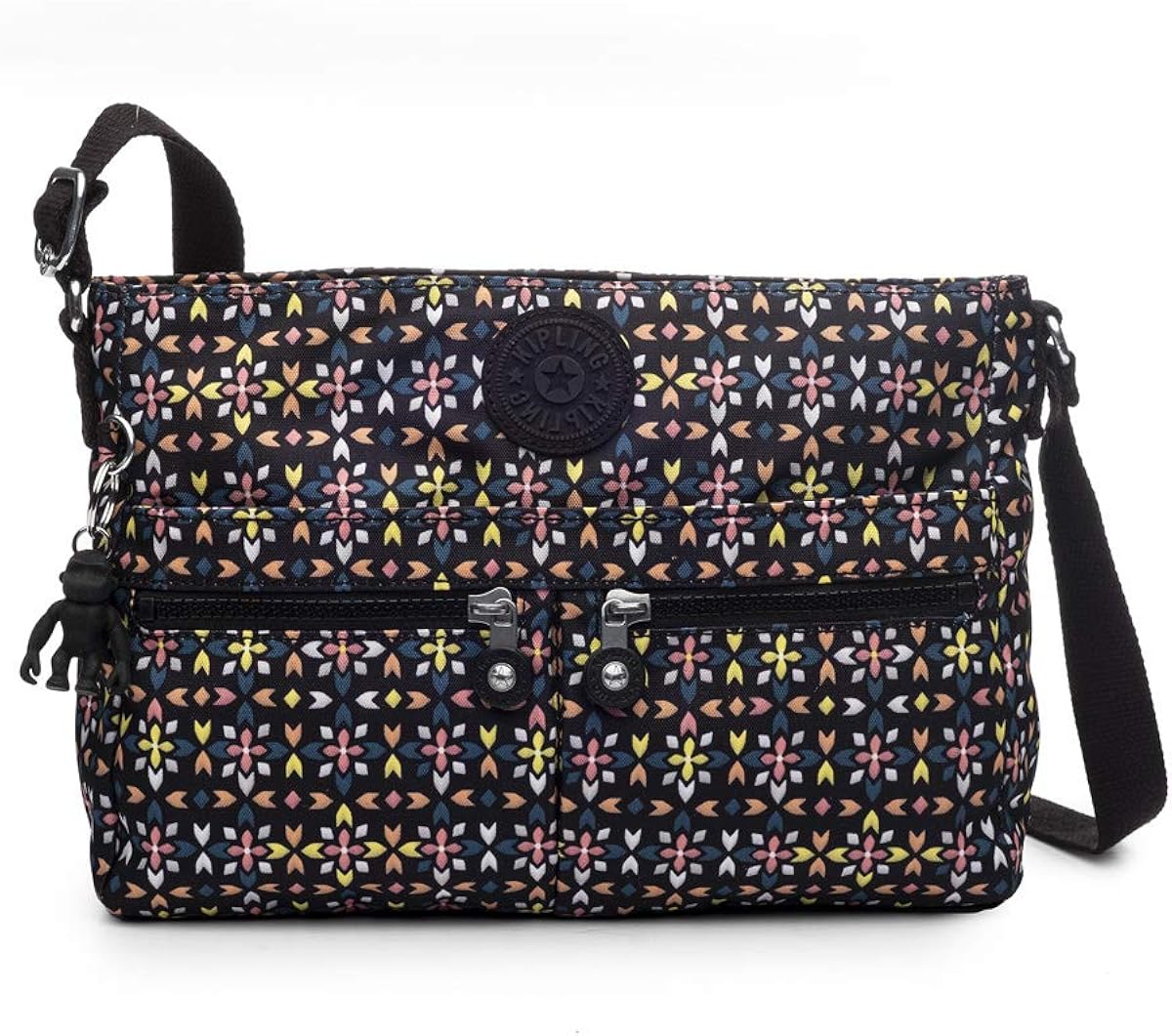 Kipling Women's Angie Solid Convertible Crossbody Bag, Sparkly Gold