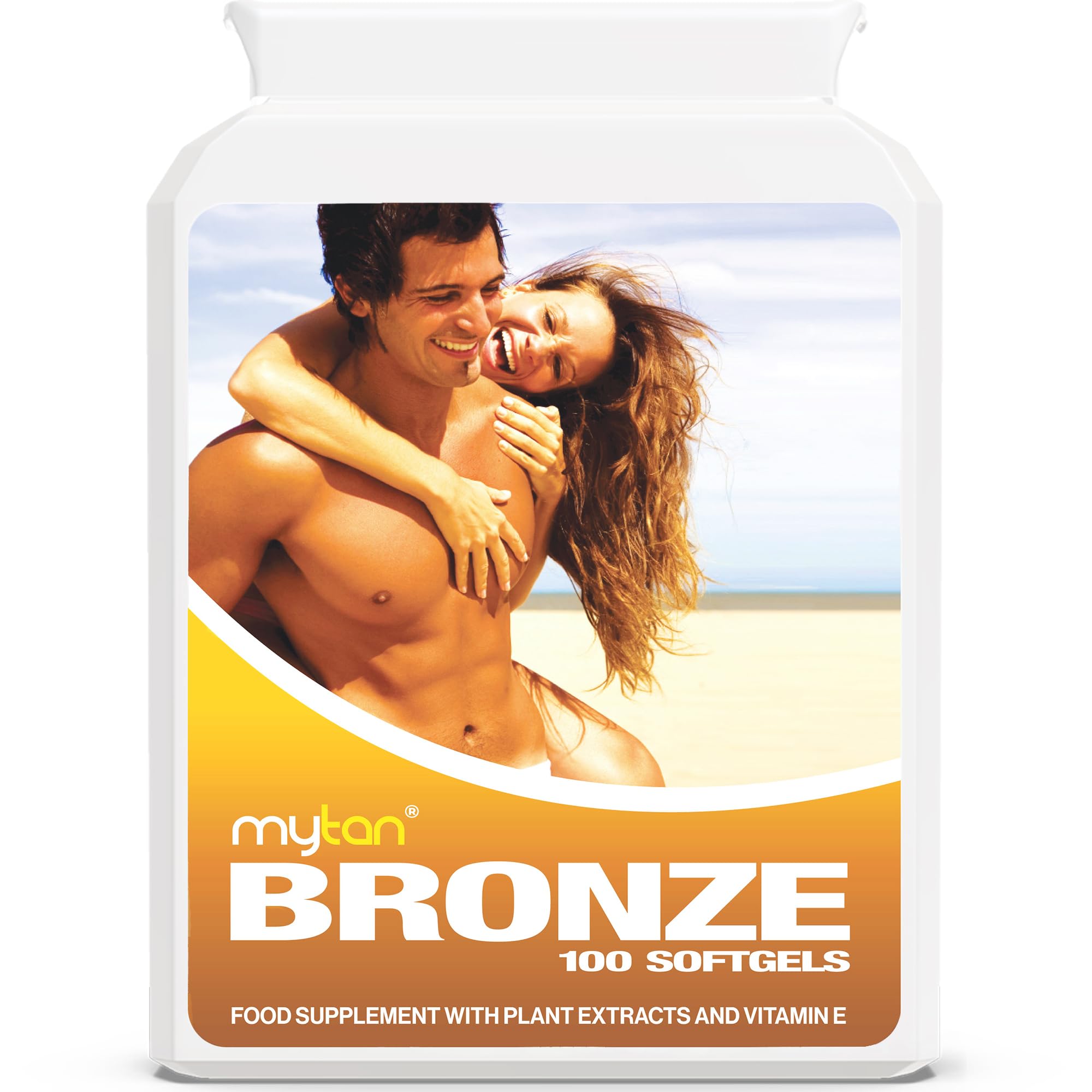 MyTan Bronze Tanning Pills | Tanning Tablets with Natural Mixed Carotenoids | Use with or Without Sun for a Healthy, Safe Tan
