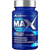 Testosterone Booster Pills for Men - Male Enhancing Supplement - Fast Acting Blood Flow, Muscle Growth, Strength, Energy, Libido, Endurance, Workout - Natural Performance Test Boost - 60 Day Serving