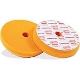 Griot's Garage Orange Foam Correcting Pads for Car Polishing and Detailing, Removes Light to Moderate Paint Defects, Durable, Machine-Washable, 10516, 5.5", Set of 2