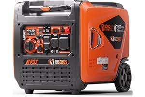 AIVOLT 8000W Dual Fuel Super Quiet Inverter Generator with Electric Start - Gas Propane Powered Portable Generator Upgraded Version for Home Backup, RV, Camping & Travel - 50 State Approved