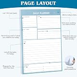Thboxes Daily Planner Pad Undated A5 100 Sheets 100GSM 8.3 x 5.8 inches view 4