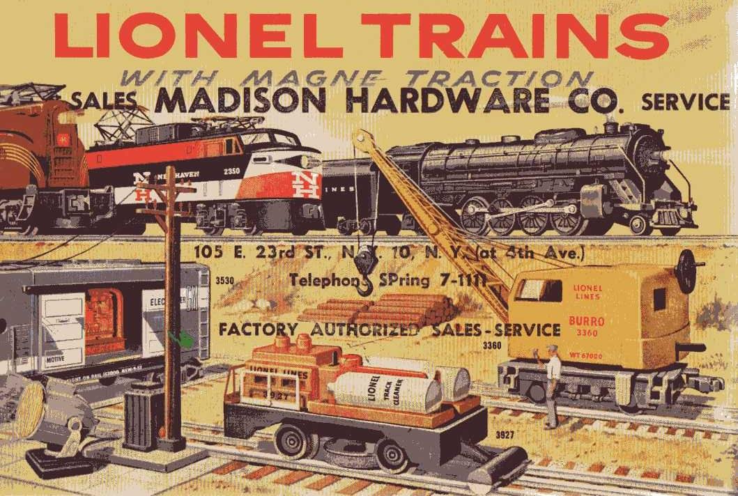 1956 lionel train set