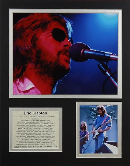 Amazon Com Eric Clapton 11 X 14 Unframed Matted Photo Collage By - amazon com eric clapton 11 x 14 unframed matted photo collage by legends never die inc home kitchen