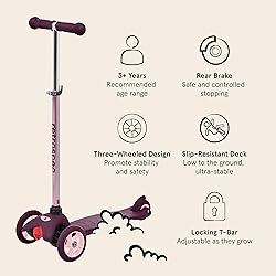 Retrospec Chipmunk Kick 3 Wheel Scooter for