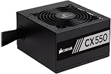 Corsair CX550 550W ATX EPS Power Supply PSU 80 Bronze Certified Black view 1