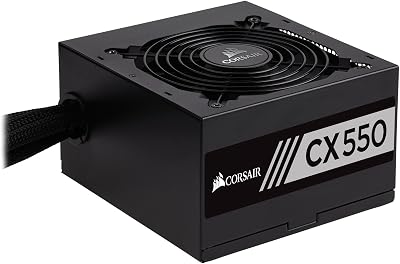 Corsair CX550 550W ATX EPS Power Supply PSU 80 Bronze Certified Black